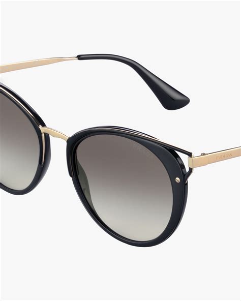 Mirrored Gradient Coffee To Clay Gray Lenses Prada Cinéma 